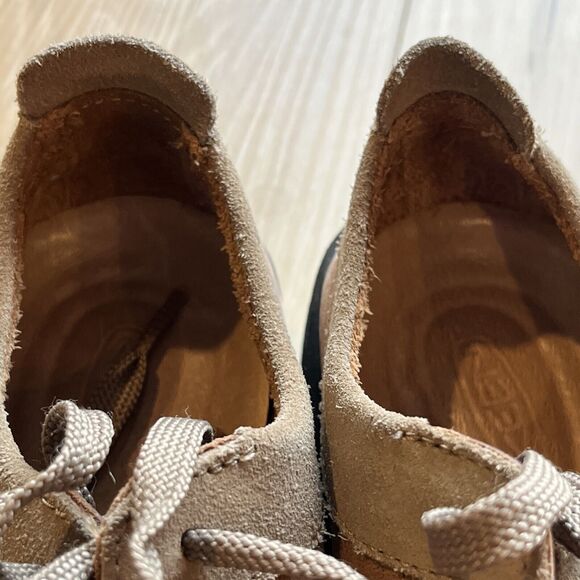 Keen Womens 7 Brown Tan Leather Sneakers  XT 1005 Hiking Outdoor Comfort Travel - Picture 9 of 10